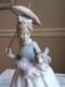 LLADRO NAO DAISA 1985 YOUNG GIRL With HER DOG AND PARASOL UMBRELLA with figurinebase