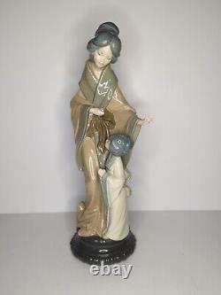 LLADRO NAO GEISHA MOTHERWITH CHILD MINT CONDITION RARE Japanese Vintage