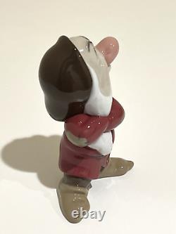 LLADRO NAO, GRUMPY, #1814, Disney's Snow White and The Seven Dwarfs figurine