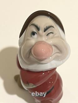 LLADRO NAO, GRUMPY, #1814, Disney's Snow White and The Seven Dwarfs figurine