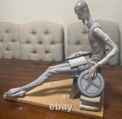 LLADRO NAO Large Don Quixote Figurine RARE HARD TO FIND 18 3/4x15 WithPlatform