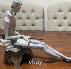 LLADRO NAO Large Don Quixote Figurine RARE HARD TO FIND 18 3/4x15 WithPlatform