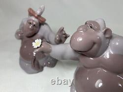 LLADRO/NAO Orangutan Figures YOU ARE SO KIND & FOR YOU MY LOVE WithBoxes