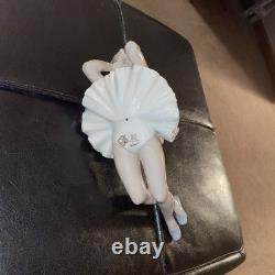 LLADRO NAO Pensive Ballet Ballerina Figure Laying on Stomach Ponytail Porcelain