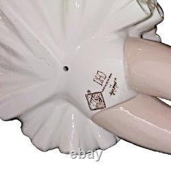 LLADRO NAO Pensive Ballet Ballerina Figure Laying on Stomach Ponytail Porcelain