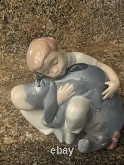 LLADRO Nao Porcelain Figurine Disney Eeyore Winnie The Pooh, 1594, Retired, Mint