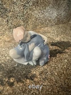 LLADRO Nao Porcelain Figurine Disney Eeyore Winnie The Pooh, 1594, Retired, Mint