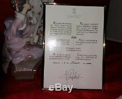 LLADRO' ORIENTAL MUSIC' Lim. Ed. No. 1120. Certificate and Fitted Box 01491