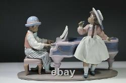 LLADRO PORCELAIN SPAIN JAZZ BAND PIANO PLAYER DUO FIGURE No5930 AC2