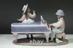LLADRO PORCELAIN SPAIN JAZZ BAND PIANO PLAYER DUO FIGURE No5930 AC2