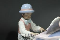 LLADRO PORCELAIN SPAIN JAZZ BAND PIANO PLAYER DUO FIGURE No5930 AC2