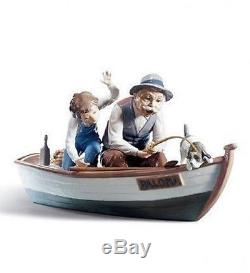 LLADRO Porcelain FISHING WITH GRAMPS (01005215)