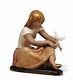 LLADRO Porcelain Gres Finish WATCHING THE DOVE 01013526
