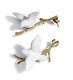 LLADRO Porcelain Jewellery MAGIC FOREST LONG EARRINGS