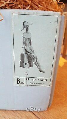 LLADRO SAD HARLEQUIN (triste arlequin) Original packaging. No 4558. Discontinued