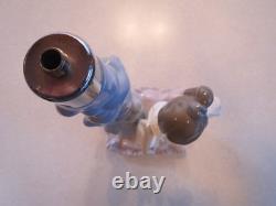 LLadro NAO Shy Girl #01311 Lamp Base 1997 Porcelain Figurine Handmade in Spain