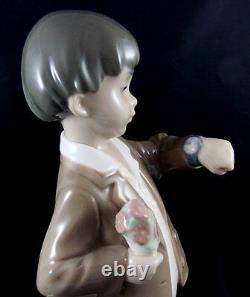 Large Lladro Nao Figure She's Late Waiting For His Date 1278