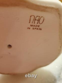 Large Lladro Nao Lady With Shawl And Fan H31cm X W12cm Vgc