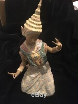 Large Lladro Retired Thai Dancer No Box