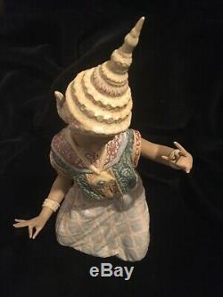 Large Lladro Retired Thai Dancer No Box