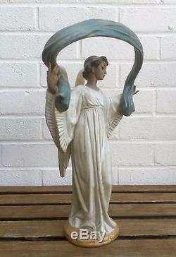 Large Lladro -winged Harmony- Figure Model 2241 -heavenly Holy Angel- Boxed