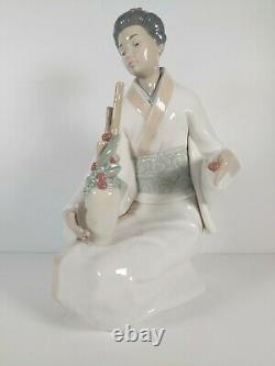 Large Nao By Lladro Geisha Lady Figurine Model. No. 1276, Appr. 35cm Tall