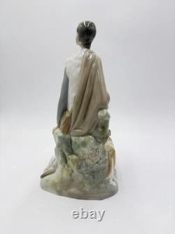 Large Nao By Lladro Spain Porcelain Shepherd Boy 10H Figurine Early Retired