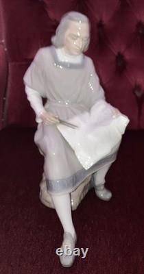 Large Nao Lladro Figurine Christopher Columbus Map Reading 1173 Original Box