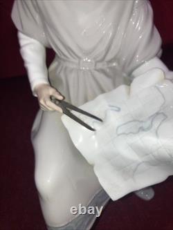 Large Nao Lladro Figurine Christopher Columbus Map Reading 1173 Original Box