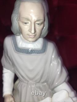 Large Nao Lladro Figurine Christopher Columbus Map Reading 1173 Original Box