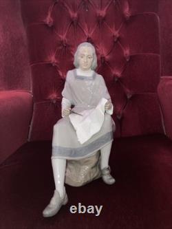 Large Nao Lladro Figurine Christopher Columbus Map Reading 1173 Original Box