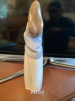 Large Porcelain Figurine Nao Lladro Girl with Flower 34cm