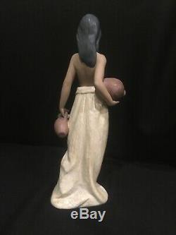 Large Rare LLADRO Water Girl Figurine 2323 Mint Condition Boxed Vintage