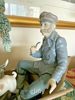 Lladro 01005216 On the Lake Porcelain Figurine Perfect Condition