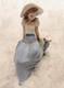 Lladr&oacute; 1042 Girl with Bird Porcelain Figurine Spain Excellent No Chips