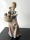 Lladro 1311 Girl With Puppies-Retired