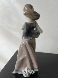 Lladro 1311 Girl With Puppies-Retired