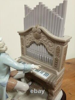 Lladro #1801 Young Bach Playing the Organ Ltd Edt Retired VGC Boxed & COA