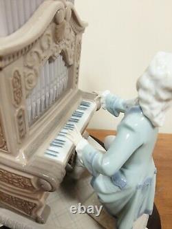 Lladro #1801 Young Bach Playing the Organ Ltd Edt Retired VGC Boxed & COA