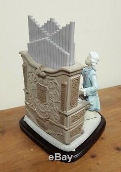 Lladro #1801 Young Bach Playing the Organ Ltd Edt Retired VGC Boxed & COA