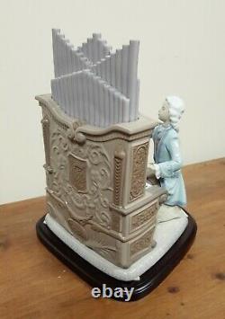 Lladro #1801 Young Bach Playing the Organ Ltd Edt Retired VGC Boxed & COA