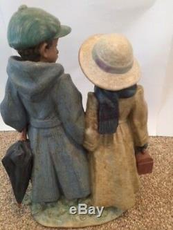 Lladro #2242 Away to School issued 1993 retired 2013 by Camino del Legio
