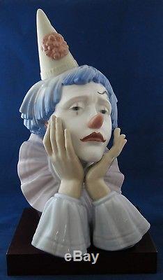 Lladro # 5129 Clown's Head (Jester) Bust