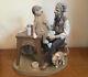 Lladro 5396 The Puppet Painter Pinocchio & Geppetto (retired In 2005)
