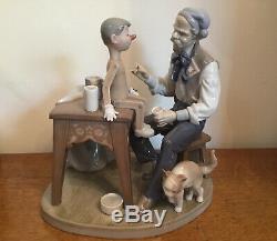 Lladro 5396 The Puppet Painter Pinocchio & Geppetto (retired In 2005)