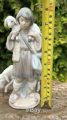 Lladro 5485 Porcelain Figurine Ceramic Figure Young Pastor In Belen Nativity
