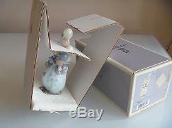 Lladro # 5811 Littlest Clown Boxed Circus Pequeno Pierrot Con Globos Mint/box
