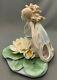 Lladro 6657 Wings of Fantasy Butterfly Lady Figurine with Water Lilies. Rare