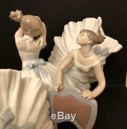 Lladro Backstage Ballet. 8476. Ballerina trio. Limited Edition. Artist signed