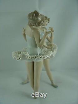 Lladro Ballerina Figurine Dress Rehersal Ref. 5497 Lace Tutus